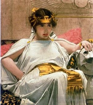 Artist John William Waterhouse's Work - Cleopatra JW