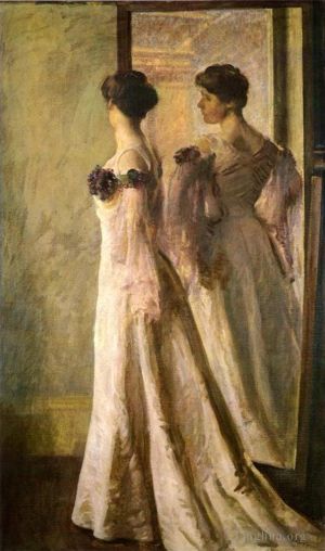 Artist Joseph Rodefer DeCamp's Work - The Heliotrope Gown