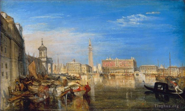 Joseph Mallord William Turner Oil Painting - Bridge of Sighs Ducal Pala Turner