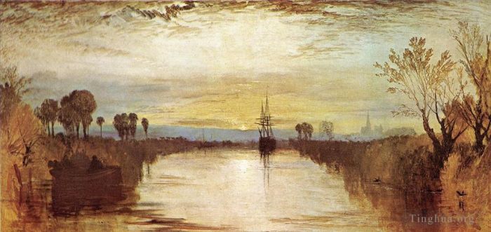 Joseph Mallord William Turner Oil Painting - Chichester Canal