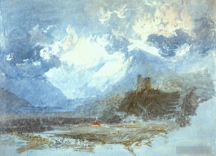 Joseph Mallord William Turner Oil Painting - Dolbadern Castle 1799