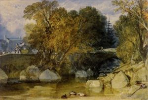 Artist Joseph Mallord William Turner's Work - Ivy Bridge Devonshire