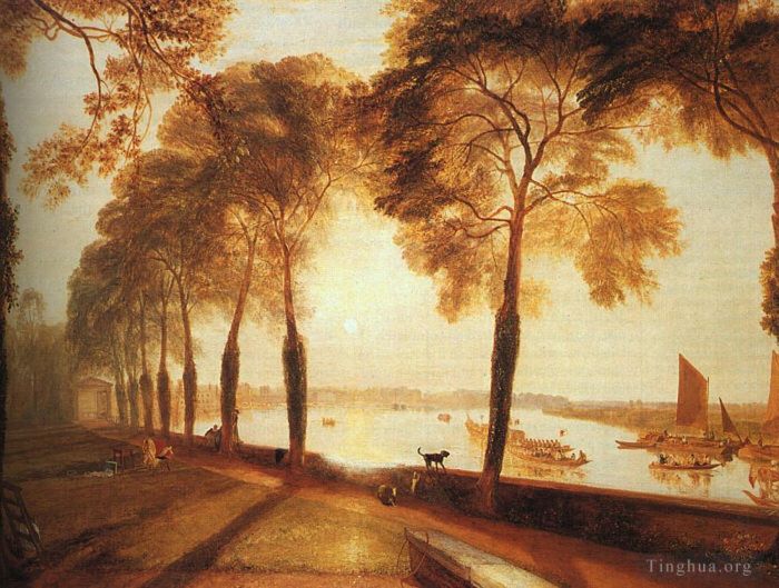 Joseph Mallord William Turner Oil Painting - Mortlake Terrace 1826