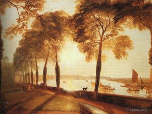 Artist Joseph Mallord William Turner's Work - Mortlake Terrace 1826