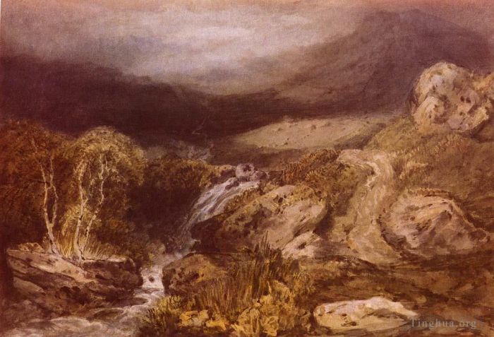 Joseph Mallord William Turner Oil Painting - Mountains Stream Coniston