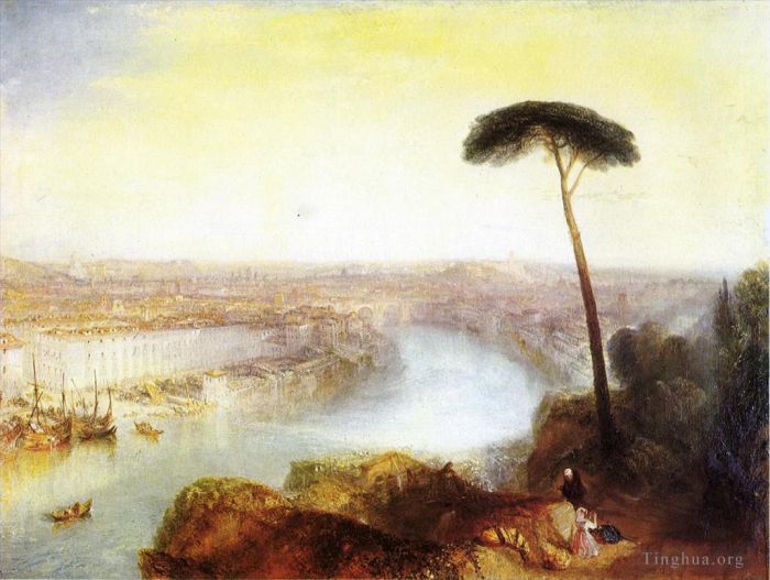 Joseph Mallord William Turner Oil Painting - Rome from Mount Aventine