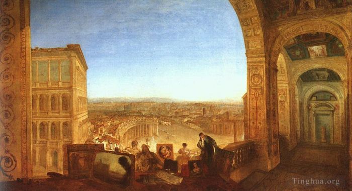 Joseph Mallord William Turner Oil Painting - Rome from the Vatican 1820
