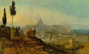 Artist Joseph Mallord William Turner's Work - St Peter s from the south Turner