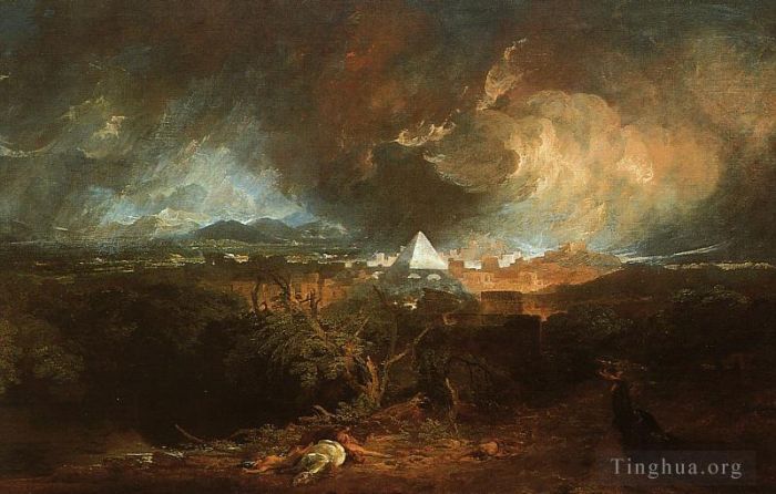 Joseph Mallord William Turner Oil Painting - The Fifth Plague of Egypt 1800