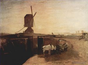 Artist Joseph Mallord William Turner's Work - The big connection channel at Southall Mill Turner