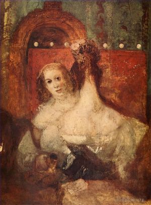 Artist Joseph Mallord William Turner's Work - Two women and a letter Turner