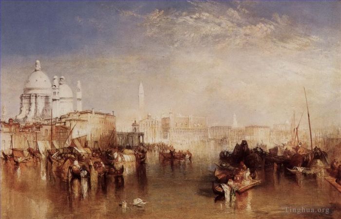 Joseph Mallord William Turner Oil Painting - Venice seen from the Giudecca Canal Turner