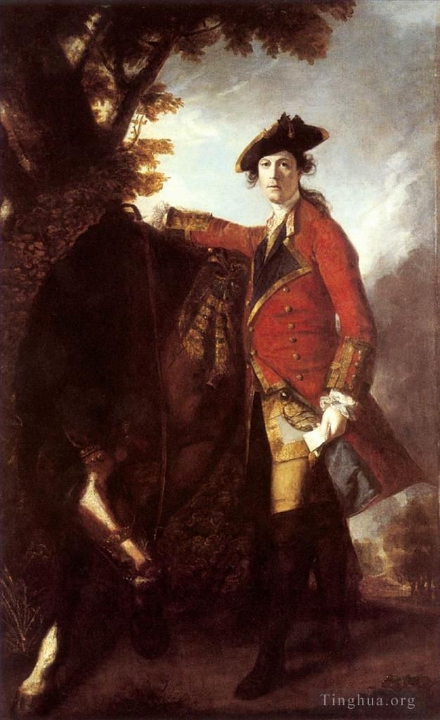 Sir Joshua Reynolds Oil Painting - Captain Robert Orme
