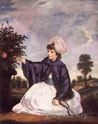 Sir Joshua Reynolds Oil Painting - Lady Caroline Howard