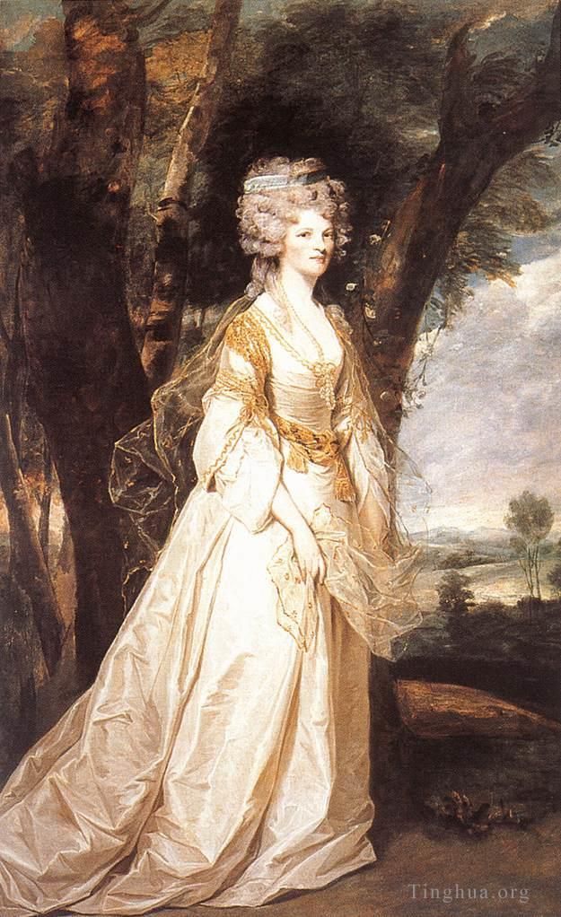 Sir Joshua Reynolds Oil Painting - Lady Sunderlin