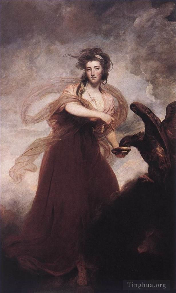 Sir Joshua Reynolds Oil Painting - Mrs Musters as Hebe