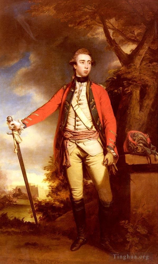 Sir Joshua Reynolds Oil Painting - Portrait Of George Townshend Lord Ferrers