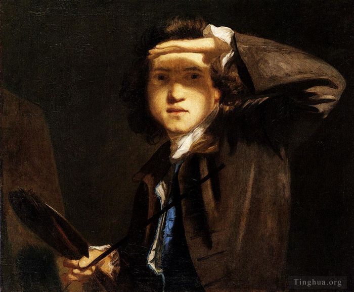 Sir Joshua Reynolds Oil Painting - Self Portrait