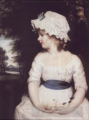 Sir Joshua Reynolds Oil Painting - Simplicity Dawson