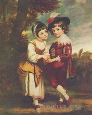 Sir Joshua Reynolds Oil Painting - Young fortune teller