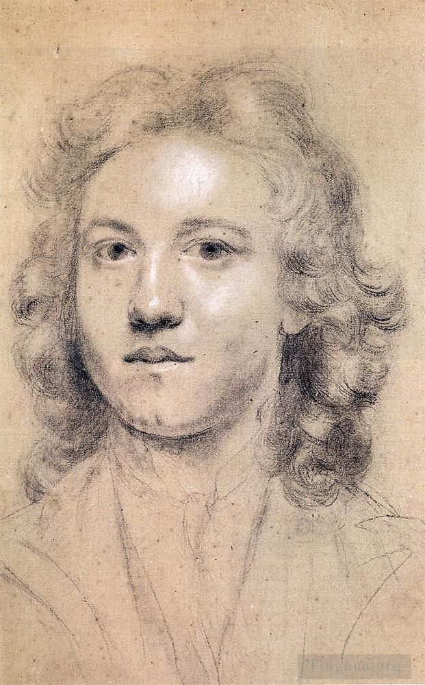 Sir Joshua Reynolds Various Paintings - Portrait Of The Artist Aged Seventeen