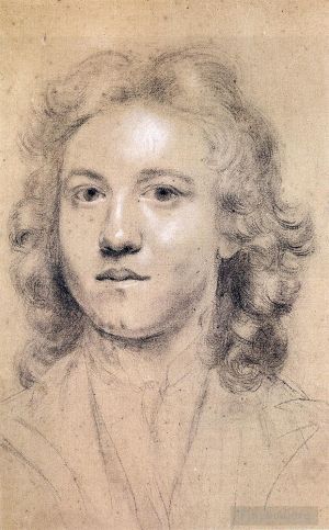 Artist Sir Joshua Reynolds's Work - Portrait Of The Artist Aged Seventeen