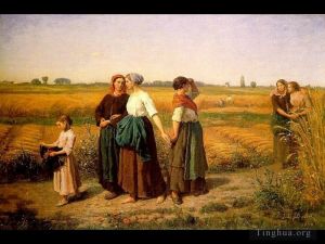 Artist Jules Adolphe Aime Louis Breton's Work - The Reapers