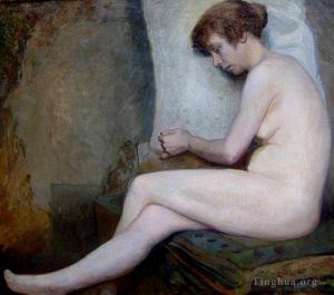 Artist Jules Joseph Lefebvre's Work - Susanne nude