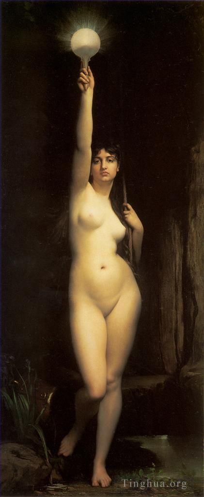 Jules Joseph Lefebvre Oil Painting - Truth nude