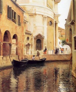 Artist Julius LeBlanc Stewart's Work - Rio Della Maddalena