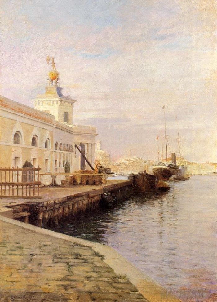 Julius LeBlanc Stewart Oil Painting - View Of Venice