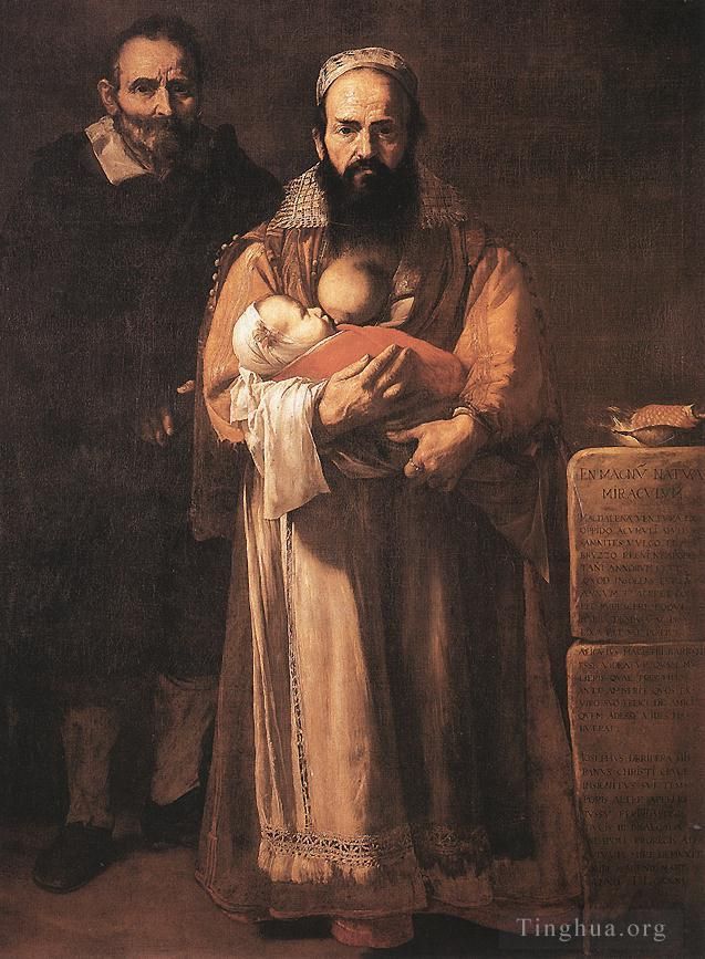 Giuseppe Ribera Oil Painting - Bearded Woman