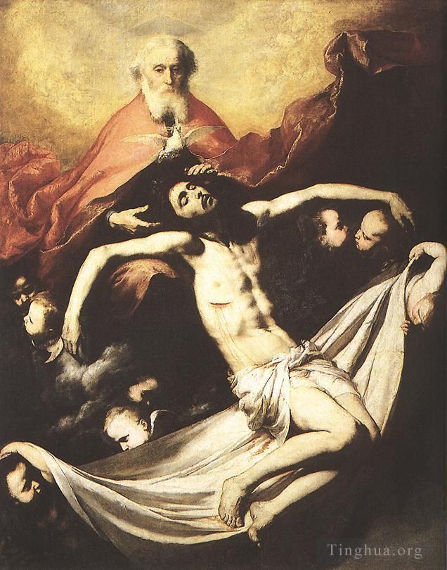 Giuseppe Ribera Oil Painting - Holy Trinity