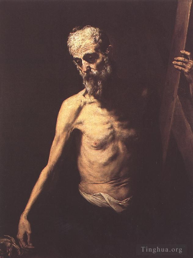 Giuseppe Ribera Oil Painting - St Andrew