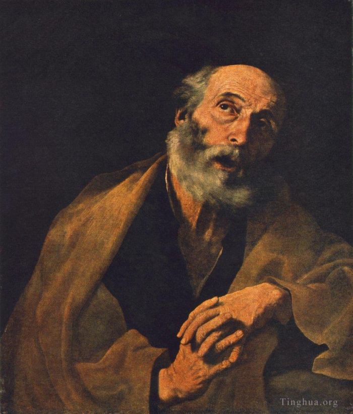 Giuseppe Ribera Oil Painting - St Peter