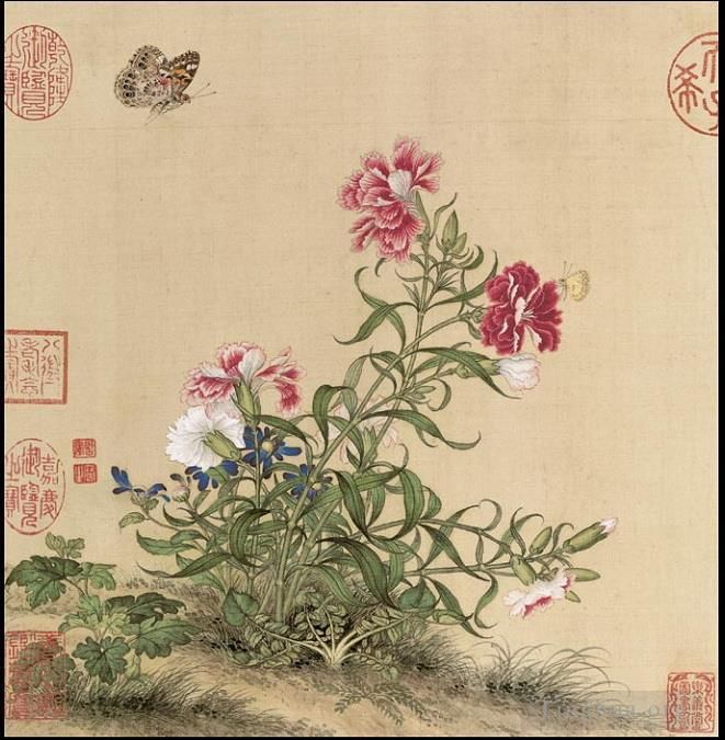 Giuseppe Castiglione Chinese Painting - Butterfly in f