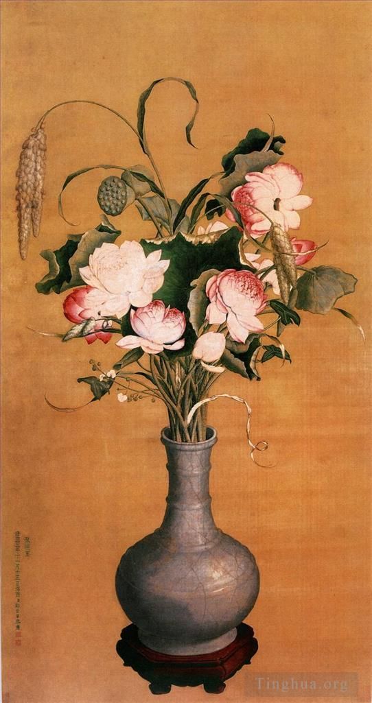 Giuseppe Castiglione Chinese Painting - Flowers