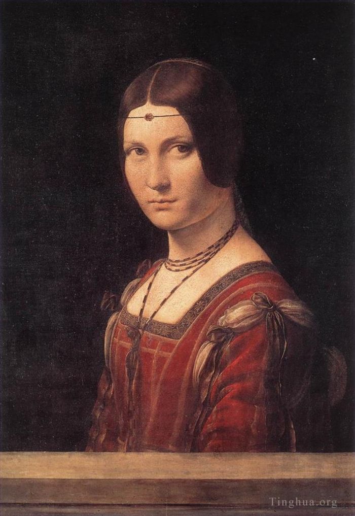 Leonardo da Vinci Oil Painting - La belle Ferroniere