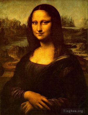 Antique Oil Painting - Mona Lisa