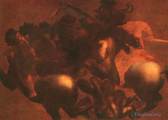 Leonardo da Vinci Various Paintings - Battle of Anghiari