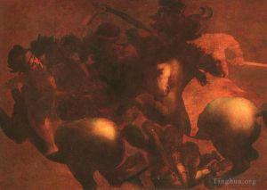 Artist Leonardo da Vinci's Work - Battle of Anghiari