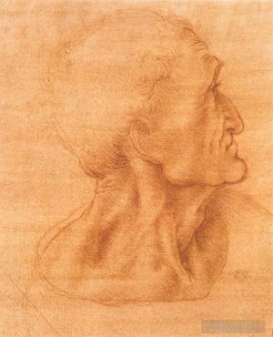 Artist Leonardo da Vinci's Work - Study for the Last Supper Judas