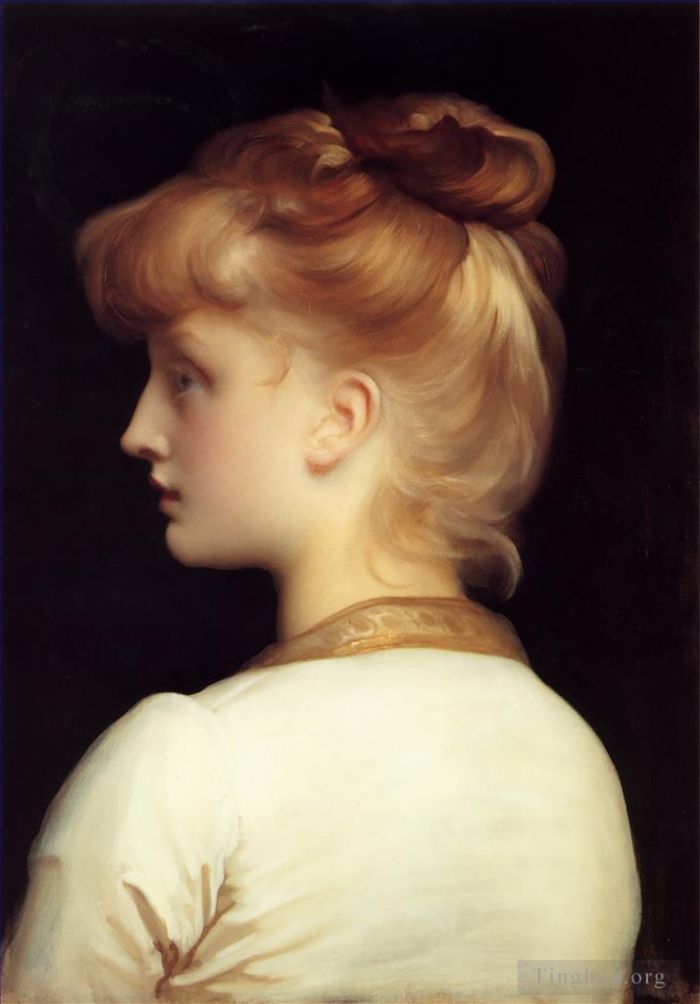 Frederic Leighton Oil Painting - 4k Girl