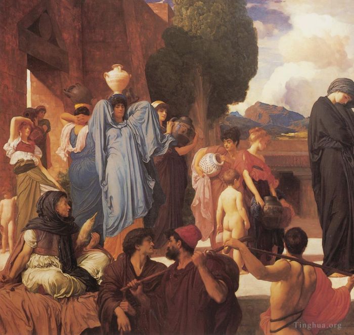 Frederic Leighton Oil Painting - Captive Andromache left