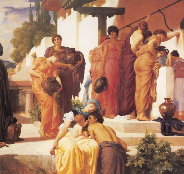 Frederic Leighton Oil Painting - Captive Andromache right