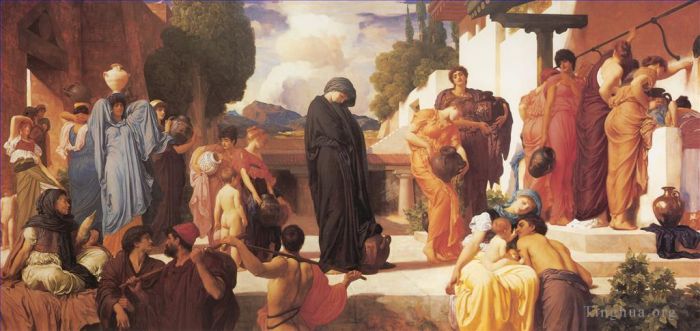Frederic Leighton Oil Painting - Captive Andromache