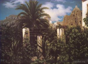 Artist Frederic Leighton's Work - Garden of an Inn Capri