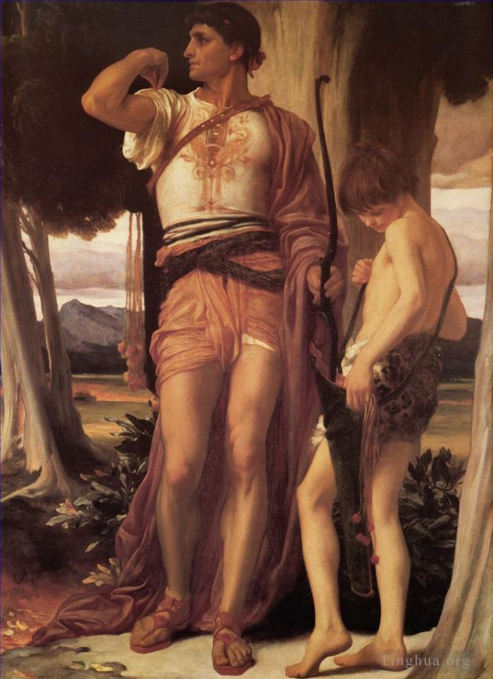 Frederic Leighton Oil Painting - Jonathans Token to David
