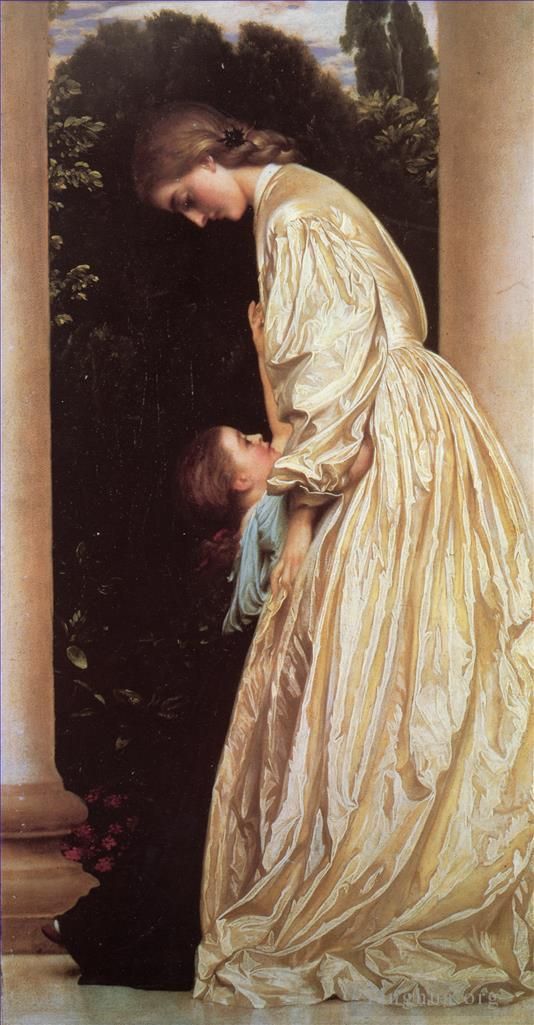 Frederic Leighton Oil Painting - Sisters