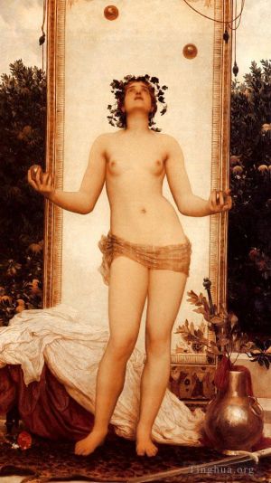 Artist Frederic Leighton's Work - The Antique Juggling Girl